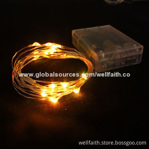 12V waterproof 5mm LED fairy string lights, RGB, with free samples